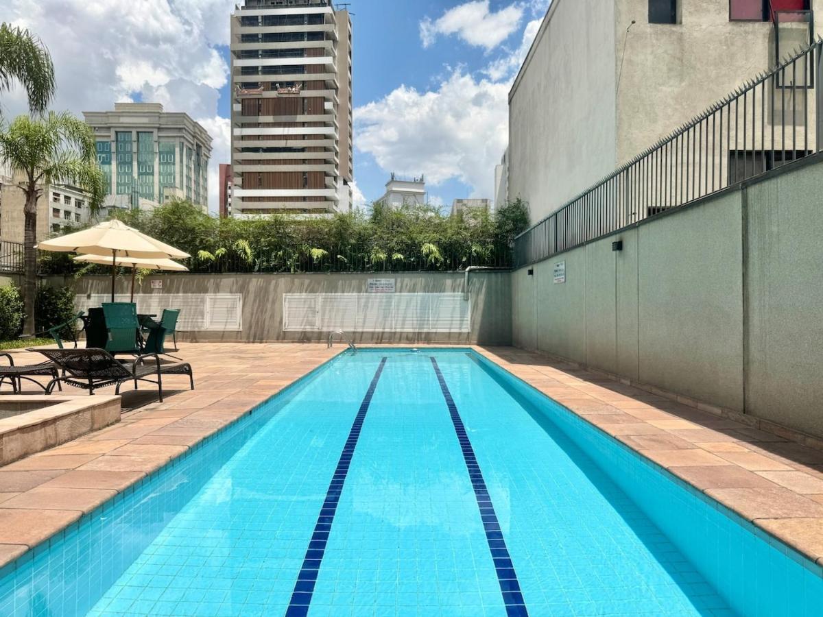 Apartamento 1205 - Classic Bela Cintra - Perto Tudo, Piscina, Academ, 1 Vaga, Tv